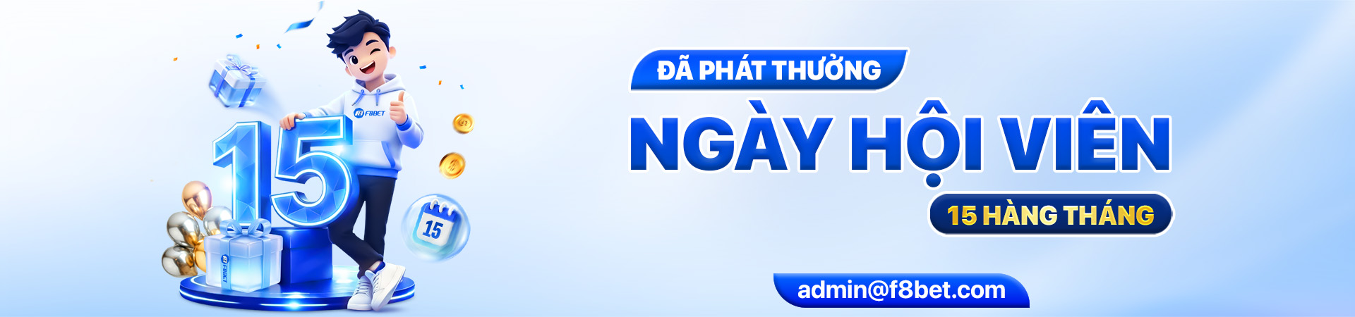 f8bet banner chương trình phát thưởng ngày hội viên